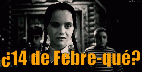 Merlina No Sabe Que Es El 14 De Febrero GIF