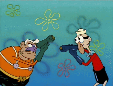 Mermaid Man And Barnacle Boy Unite GIF. This 441 x 338 animated GIF is part of our spongebob boi collection. Related themes include spongebob. Created by…
