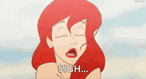 Mermaid Sigh GIF