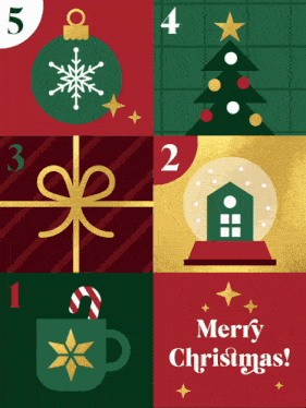 Merry Christmas 24 Good Health Love Peace Happiness Blessings GIF