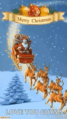 Merry Christmas And Happy New Year GIF