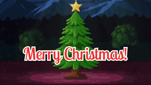 Merry Christmas Christmas Tree GIF. This 498 x 281 animated GIF is part of our birth of jesus christ collection. Related themes include christmas tree…