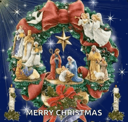 Merry Christmas Decorating GIF