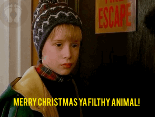 Merry Christmas Funny GIF. This 498 x 374 animated GIF is part of our merry christmas ya filthy animal collection. Related themes include merry christmas…