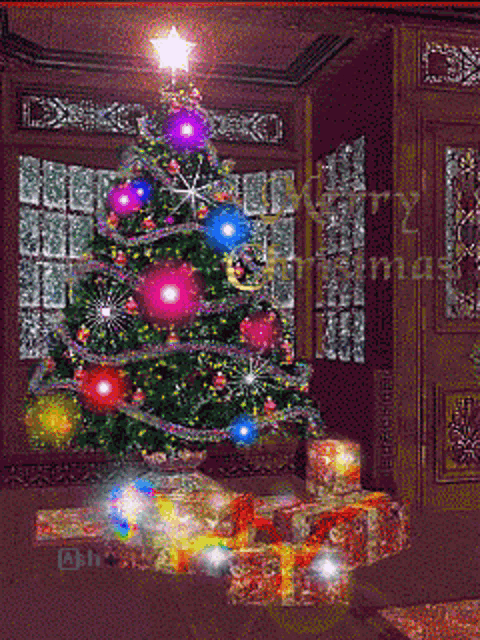 Merry Christmas Gifts GIF