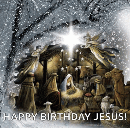Merry Christmas Happy Holidays GIF. This 498 x 494 animated GIF is part of our birth of jesus christ collection. Related themes include merry christmas…