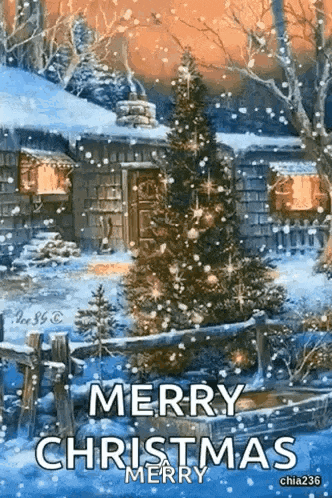 Merry Christmas Happy Holidays GIF