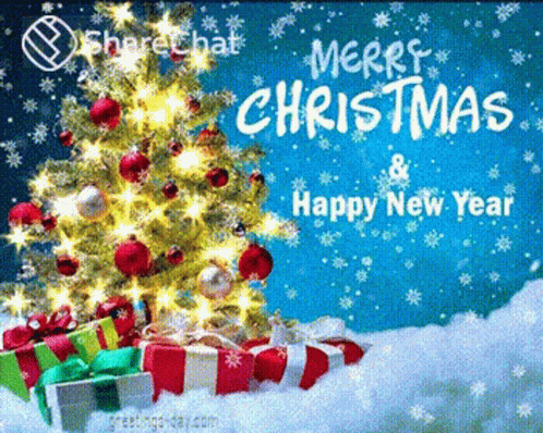 Merry Christmas Happy New Year GIF. This 498 x 398 animated GIF is part of our frohe weihnachten und ein gutes neues jahr collection. Related themes include…