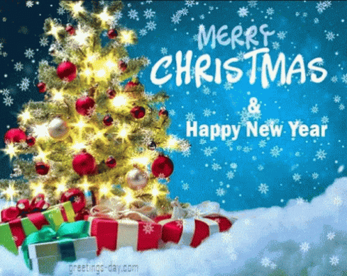 Merry Christmas Happy New Year GIF. This 498 x 396 animated GIF is part of our frohe weihnachten und ein gutes neues jahr collection. Related themes include…