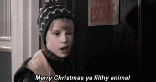 Merry Christmas Kevin GIF. This 498 x 261 animated GIF is part of our merry christmas ya filthy animal collection. Related themes include home alone, merry…