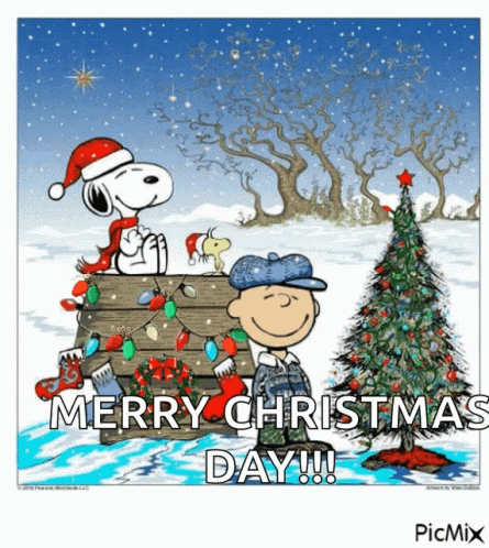 Merry Christmas GIF. This 445 x 498 animated GIF is part of our guten morgen zweiter advent collection. Related themes include christmas, snoopy. Created by…