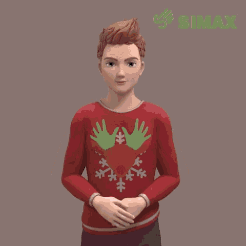Merry Christmas Sign Language GIF
