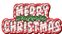 Merry Christmas Text Sticker