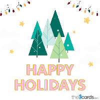 Merry Christmas Theecards Sticker