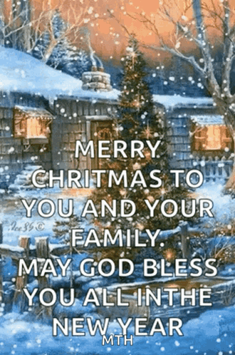 Merry Christmas To You And Your Family GIF