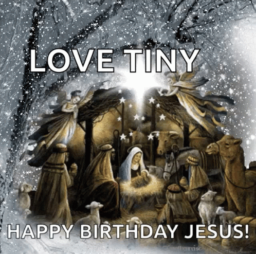 Merry Christmas GIF. This 498 x 494 animated GIF is part of our birth of jesus christ collection. Related themes include baby, christmas, happy. Created by…