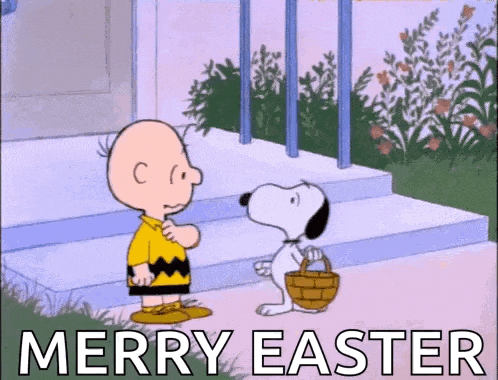 Merry Easter Snoopy GIF