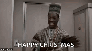 Merry New Year Eddiemurphy GIF. This 360 x 202 animated GIF is part of our trading places merry new year collection. Related themes include laughing…