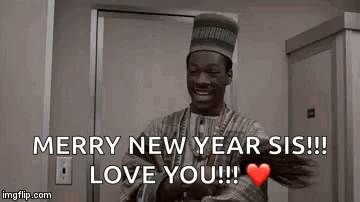 Merry New Year Eddiemurphy GIF. This 360 x 202 animated GIF is part of our merry new year trading places collection. Related themes include laughing…