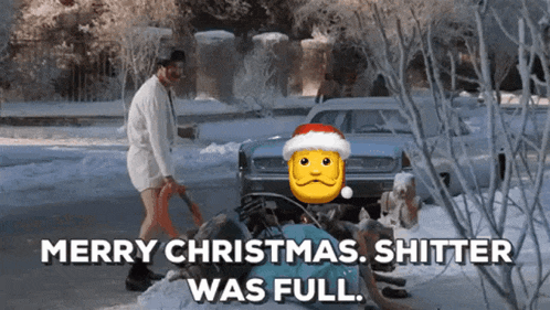 Merrychristmasshitterwasfullvacation Cousin GIF