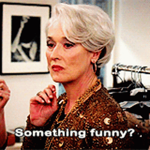 Meryl Streep Devil Wears Prada GIF. This 498 x 498 animated GIF is part of our miranda priestly collection. Created by baeautomatic. View the original…