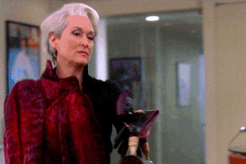 Meryl Streep Emily Blunt GIF. This 498 x 332 animated GIF is part of our miranda priestly collection. Created by Cat_3. View the original animation, share…