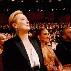 Meryl Streep Está Emocionada GIF