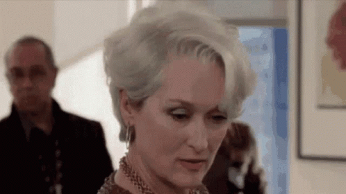 Meryl Streep GIF. This 498 x 280 animated GIF is part of our miranda priestly collection. Created by carvallo20. View the original animation, share it, or…