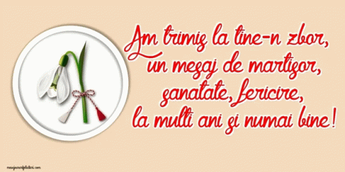 Mesaj De Martisor GIF. This 498 x 249 animated GIF is part of our martisor collection. Related themes include gif. Created by mesajeurarifelicitari. View…