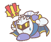 Meta Knight Kirby Sticker