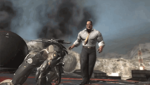 Metal Gear Rising Revengeance Armstrong Vs Raiden GIF