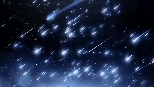 Meteor Shower Black Sorrow GIF