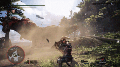 Mhw Hasfly GIF. This 498 x 280 animated GIF is part of our monster hunter charge blade collection. Related themes include slap. Created by HasFly. View the…