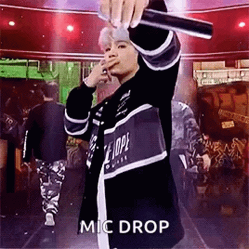 Mic Drop Bts GIF. This 498 x 498 animated GIF is part of our mic drop collection. Related themes include bts, cute. Created by SarahBurton2. View the…