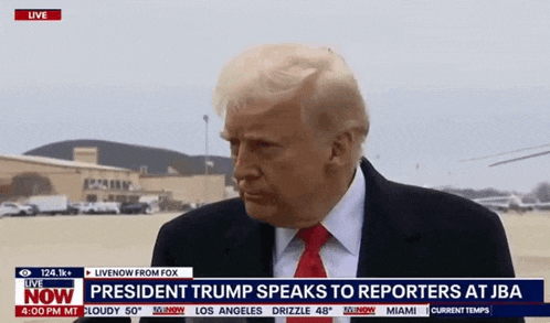Mic Drop Trump GIF
