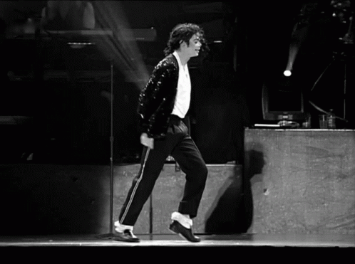 Michae Jackson Moon Walk GIF