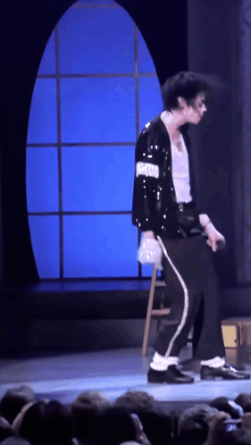 Michael Moonwalk GIF