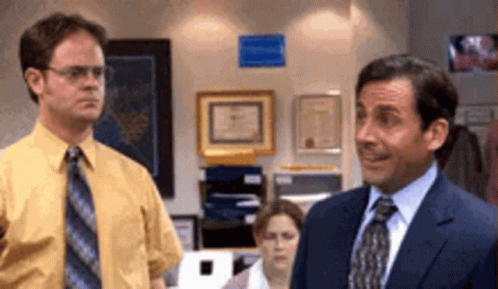 Michael Scott GIF. This 498 x 289 animated GIF is part of our the office no collection. Related themes include face. Created by jessithies. View the…