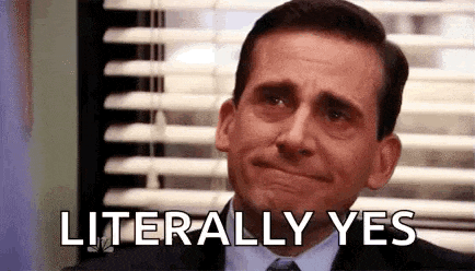 Michael Scott Happy Cry GIF