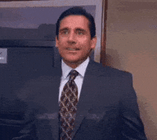 Michael Scott The Office GIF. This 224 x 200 animated GIF is part of our the office no collection. Related themes include michael scott, no problem, shrug…