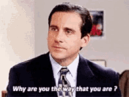 Michael Scott Why GIF