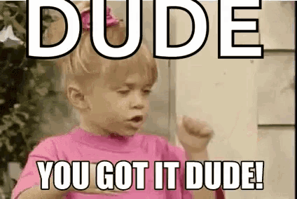 Michelle Tanner Dude You Got It GIF