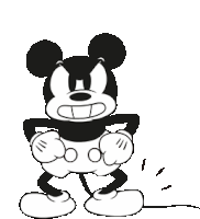 Mickey Mouse Angry Mickey Mouse Sticker