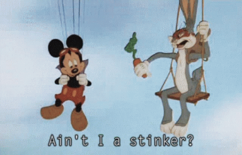 Mickey Mouse Bugs Bunny GIF