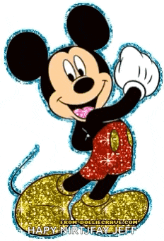 Mickey Mouse Glitter GIF