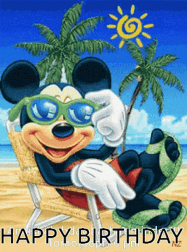 Mickey Summer Bd GIF