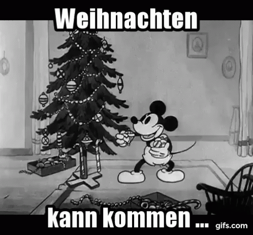 Micky Maus: Weihnachten Kann Kommen GIF. This 498 x 462 animated GIF is part of our lustige montags collection. Related themes include christmas, mickey…