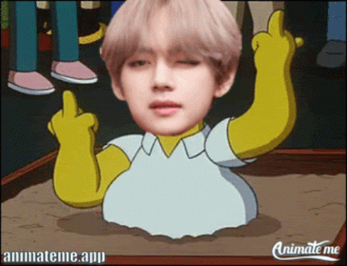 Middle Finger Homer Simpson GIF. This 498 x 382 animated GIF is part of our imgur simpsons collection. Related themes include bts, homer simpson, middle…