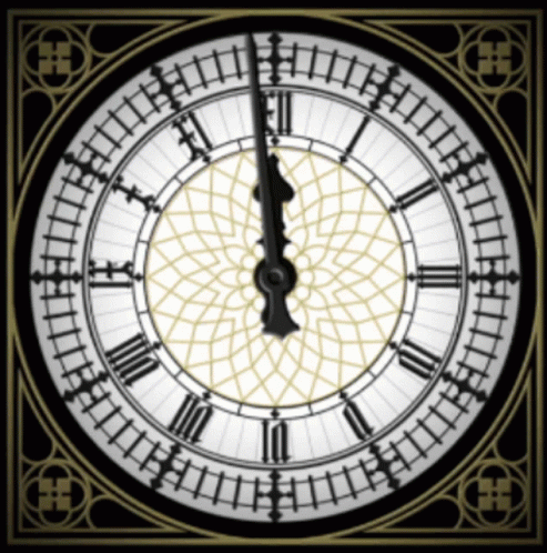 Midnight Clock GIF