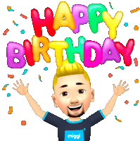 Miggi Hbd Sticker